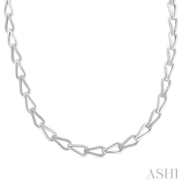 .25CTRDDM BOLD KNOT OPEN LINK NK SL-S